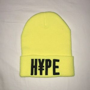 Bright Yellow HYPE Neff Beanie